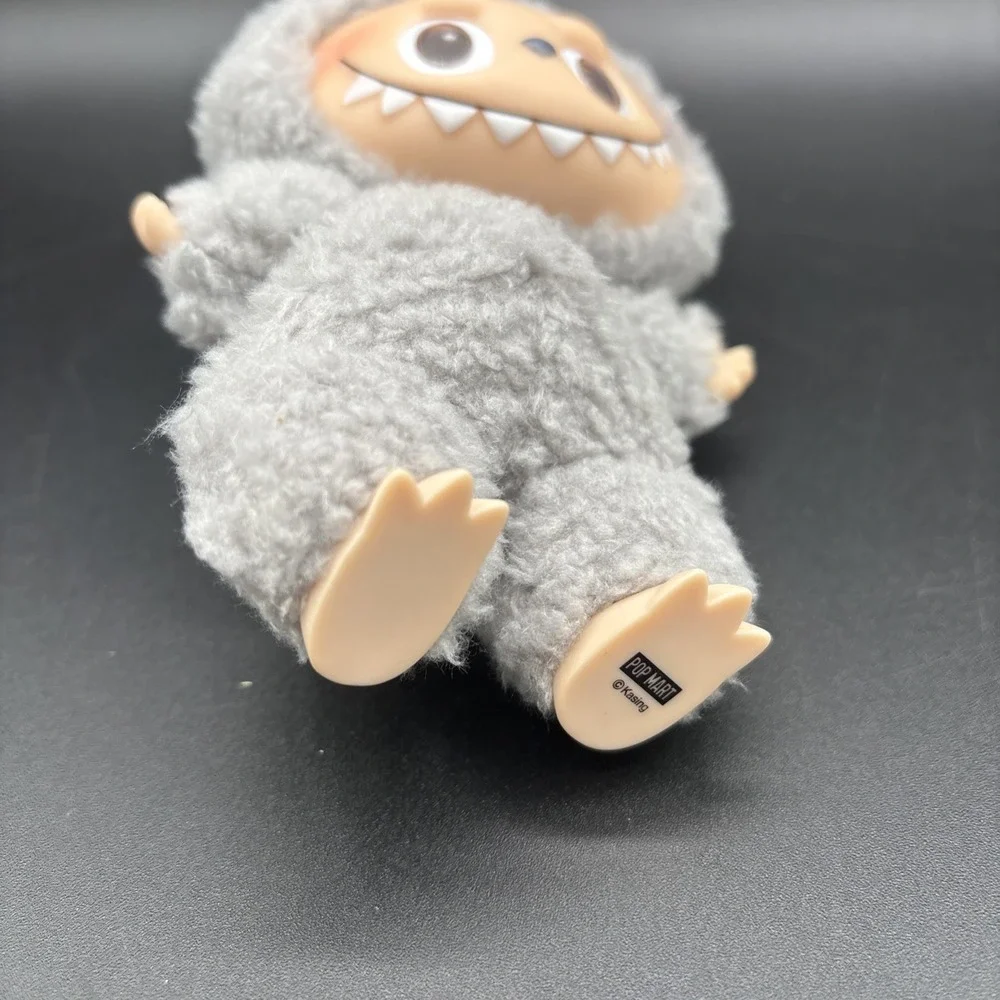 POP MART Labubu The Monsters Exciting Macaron Plush Pendant Sesame Bean w/ Card